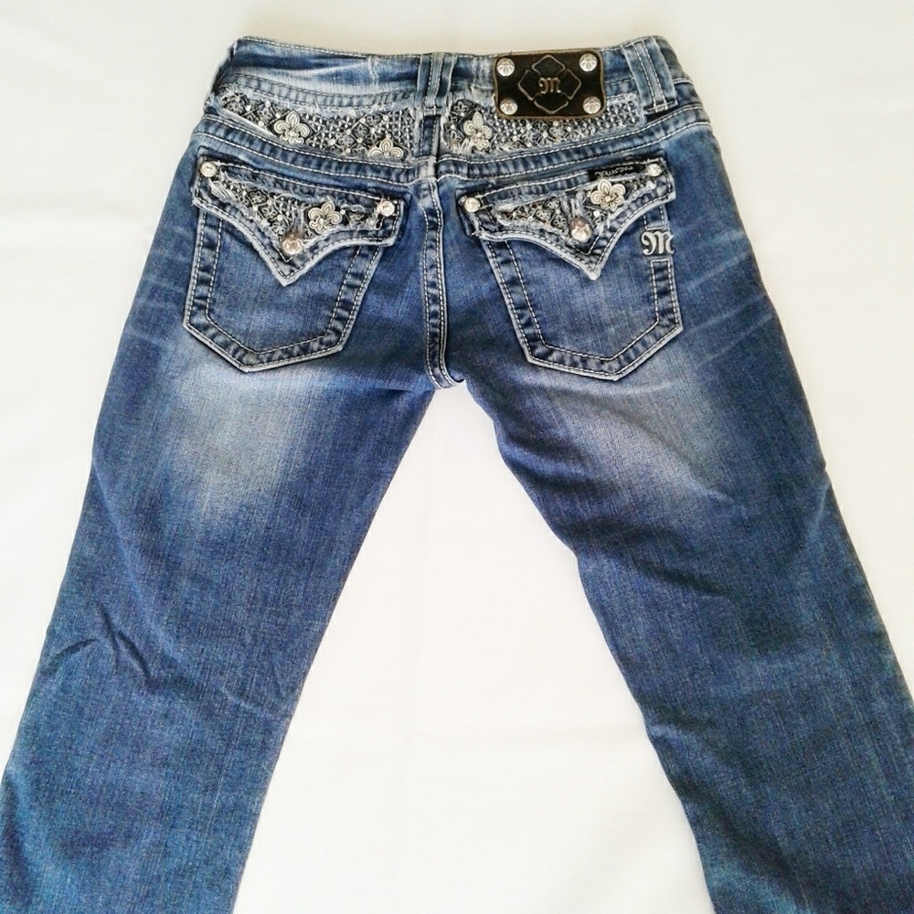 Miss Me Flap Pocket Boot Cut Jeans Size 26